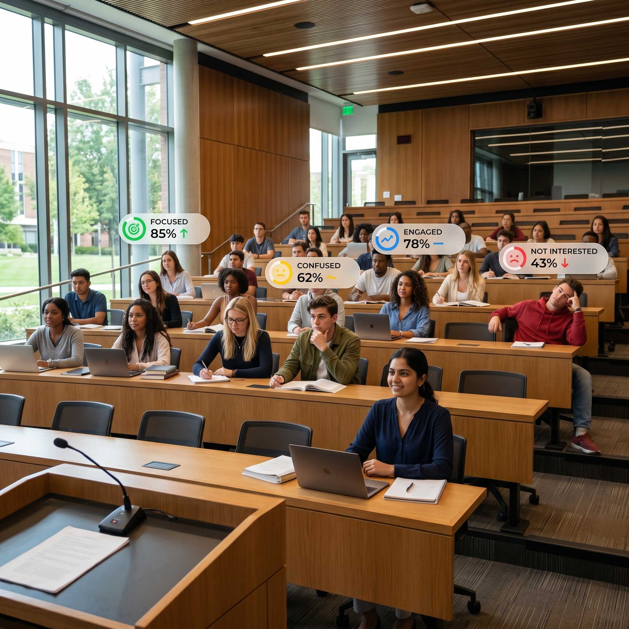 Campus AI solution — live classroom behavioural analytics