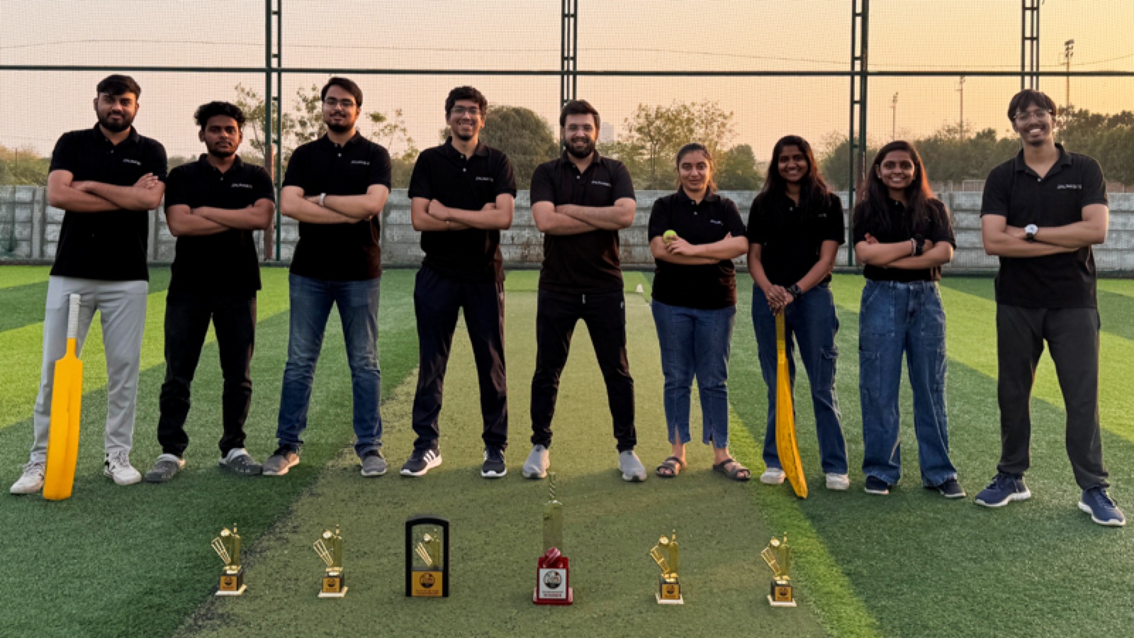 EAlphabits at the Corporate Premier League cricket match